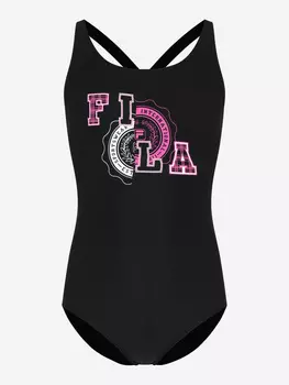 Купальник для девочек FILA, Черный