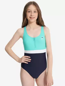 Купальник слитный для девочек FILA, Синий