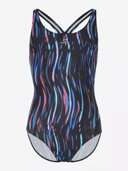 Купальник слитный для девочек Joss, Черный