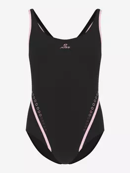 Купальник слитный для девочек Joss, Черный