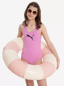 Купальник для девочек PUMA Swim, Розовый