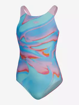 Купальник слитный для девочек Speedo, Голубой