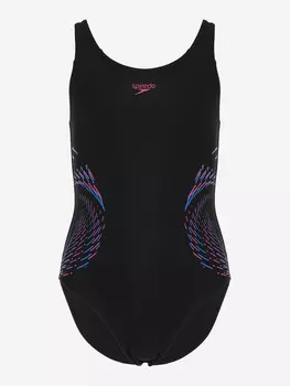 Купальник для девочек Speedo Placmement, Черный