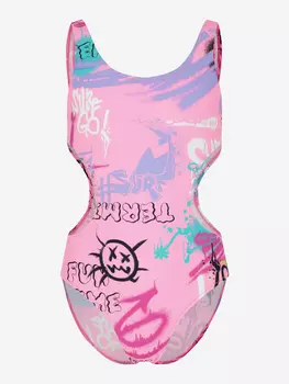 Купальник слитный для девочек Termit, Розовый