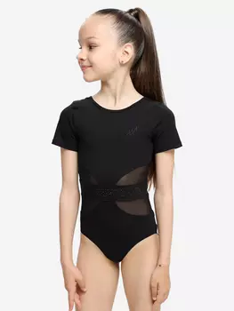 Купальник гимнастический хлопок, Черный