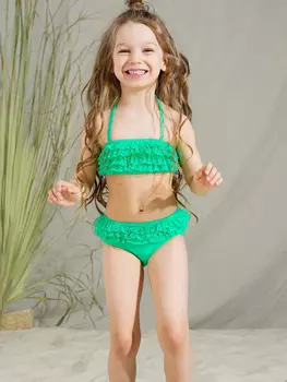 Купальник Playtoday для девочек, Зеленый