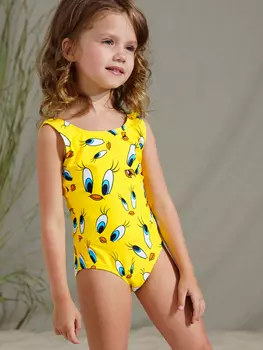 Купальник Playtoday для девочек, Желтый