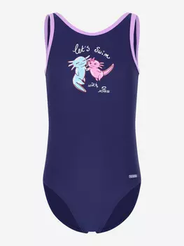 Купальник слитный для девочек Joss, Синий