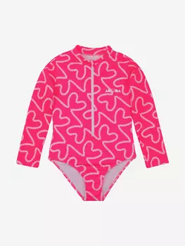 Купальник слитный на молнии ARUNA, Розовый