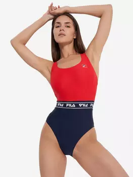 Купальник слитный женский FILA, Красный