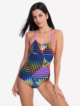 Купальник слитный женский Speedo Alov, Фиолетовый