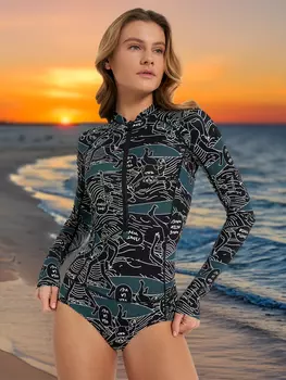 Купальник слитный женский Termit, Черный