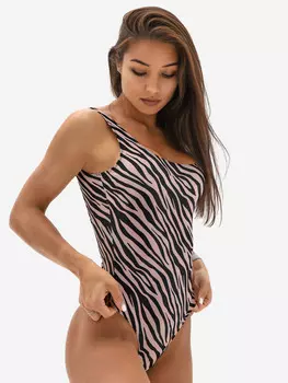 Купальник женский слитный Barka, Коричневый