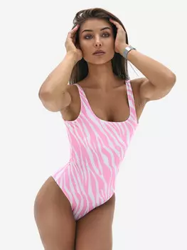 Купальник женский слитный Barka, Розовый