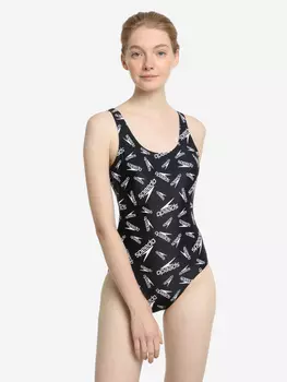 Купальник женский Speedo Allover Deep, Черный, размер 44-46