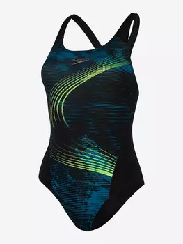 Купальник женский Speedo Placement Recordbreaker, Черный, размер 44-46