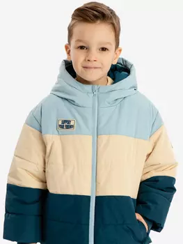 Куртка демисезонная водоотталкивающая с капюшоном мультицвет для мальчика Button Blue, Мультицвет