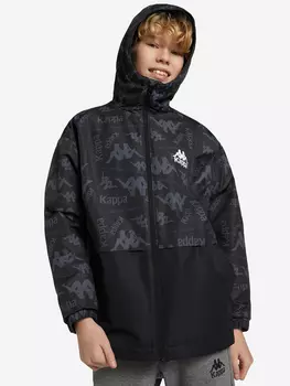 Куртка для мальчиков Kappa, Черный, размер 140