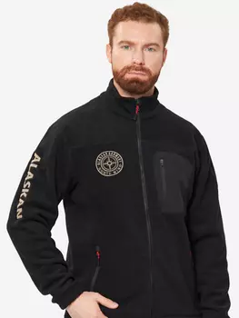 Куртка флисовая мужская Alaskan North Wind черный, Черный