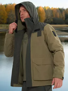 Куртка мембранная мужская Geotech, Зеленый