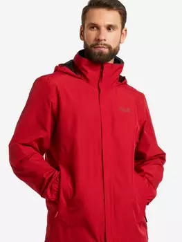 Куртка мембранная мужская Jack Wolfskin Stormy Point, Красный, размер 54-56