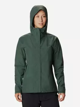 Куртка мембранная женская Mountain Hardwear Exposure/2 Gore Tex Paclite Jacket, Зеленый