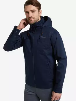 Куртка мужская Columbia Puzzle Park Hooded Jacket, Синий, размер 56