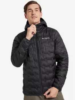 Пуховик мужской Columbia Delta Ridge Down Hooded Jacket, Черный