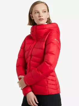 Пуховик женский Columbia Autumn Park Down Hooded Jacket, Красный