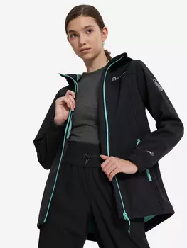 Куртка софтшелл для девочек Outventure, Черный