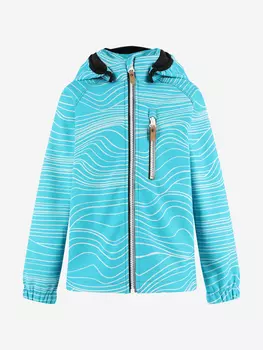 Куртка софтшелл для девочек Reima Vantti, Голубой, размер 116