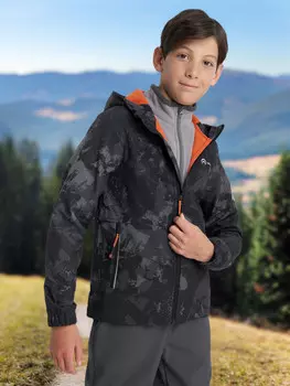 Куртка софтшелл для мальчиков Outventure, Черный