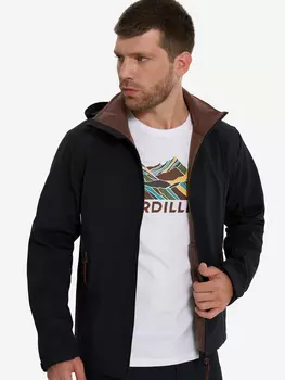 Куртка софтшелл мужская Cordillero, Черный