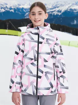 Куртка утепленная для девочек Glissade, Розовый