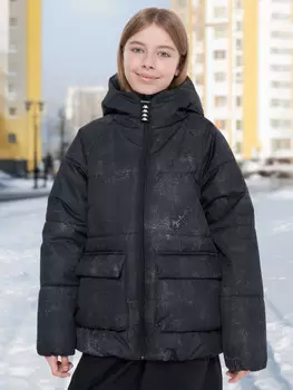 Куртка утепленная для девочек Kappa, Черный