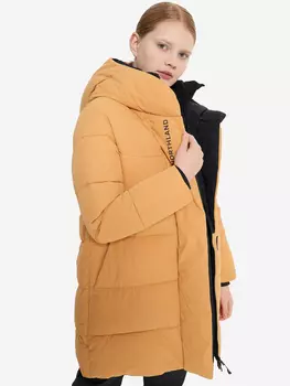 Пуховик для девочек Northland, Оранжевый