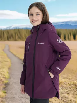 Куртка утепленная для девочек Outventure, Фиолетовый