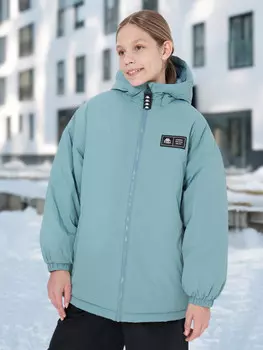 Куртка утепленная для девочек оверсайз Kappa, Синий