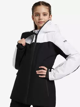 Куртка утепленная для девочек Volkl, Черный, размер 140