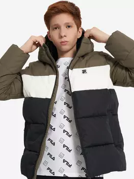 Пуховик для мальчиков FILA, Черный