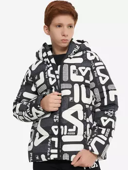 Пуховик для мальчиков FILA, Черный