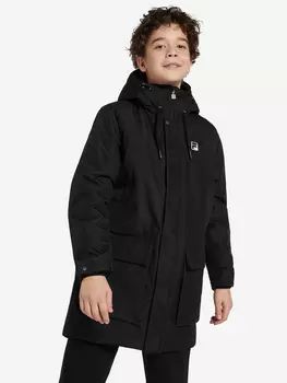 Куртка утепленная для мальчиков FILA, Черный, размер 146