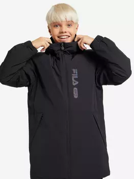 Куртка утепленная для мальчиков FILA, Черный, размер 152
