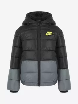Куртка утепленная для мальчиков Nike, Черный, размер 104