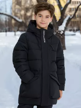 Пуховик для мальчиков Northland, Черный