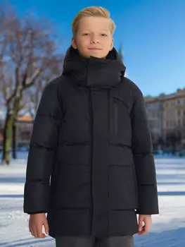 Пуховик для мальчиков Oldos!, Черный
