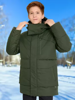 Пуховик для мальчиков Oldos!, Зеленый