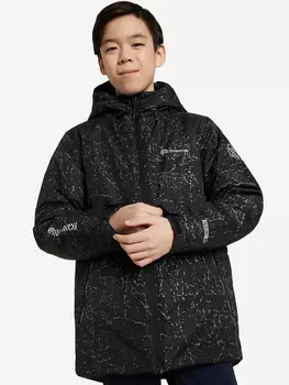 Куртка утепленная для мальчиков Outventure, Черный, размер 128