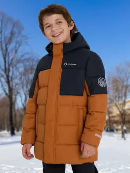 Пуховик для мальчиков Outventure, Оранжевый