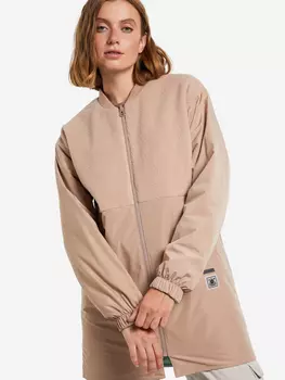 Куртка утепленная двусторонняя женская Termit, Бежевый, размер 50-52